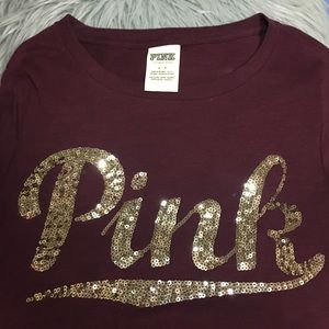 Pink Victoria’s Secret t-shirt